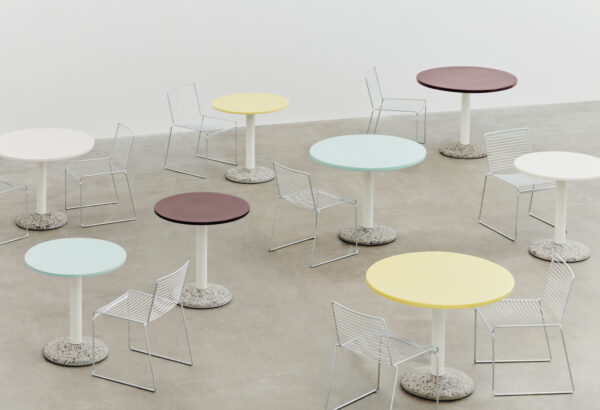Ceramic Table - Ø90 - Warm White