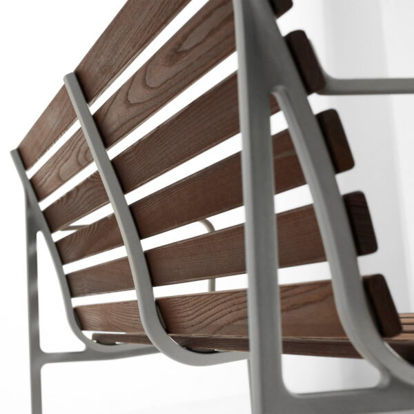Traverse - banc de table avec accoudoirs