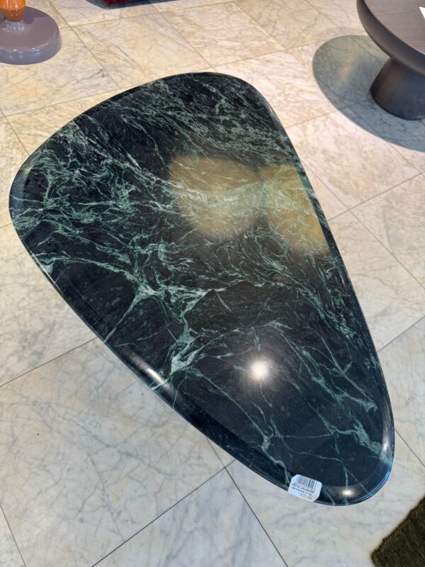 Table 50's , Plateau en marbre vert – Modèle d'exposition -50%