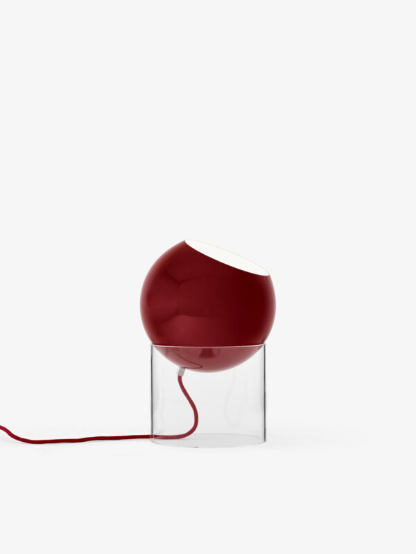 Lampe de table Topan VP13, Rouge vermillon