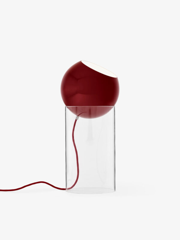 Lampe de table Topan VP14, Rouge vermillon