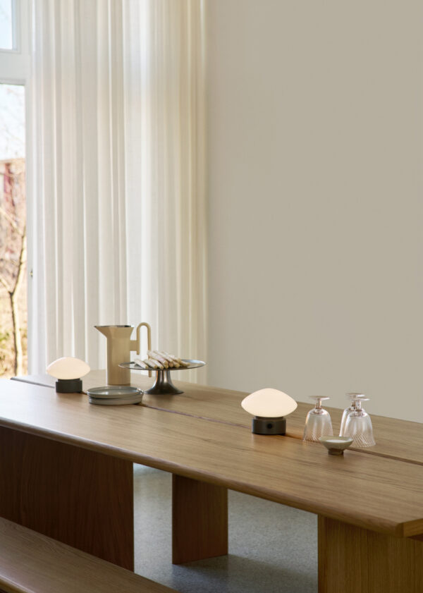 Lampe rechargeable Mist AP21, Marbre Verde Guatemala