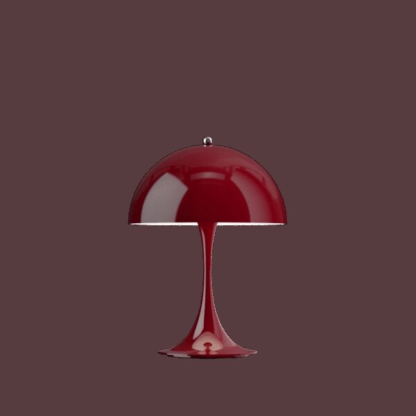 Lampe portable Panthella 250, Burgundy Opaque
