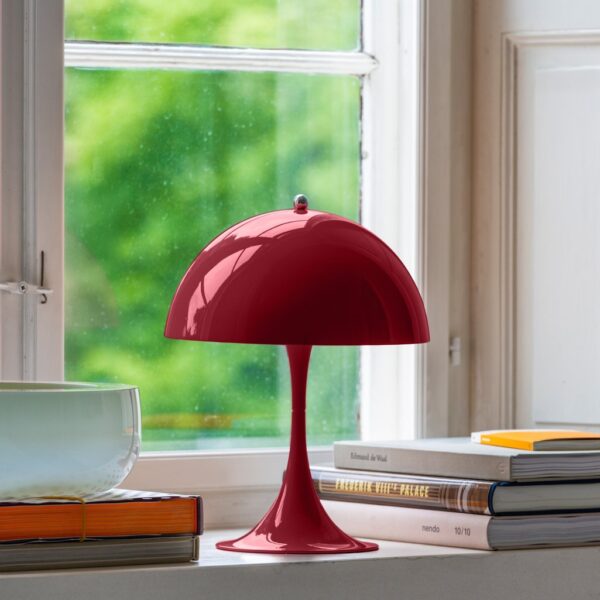 Lampe portable Panthella 250, Burgundy Opaque