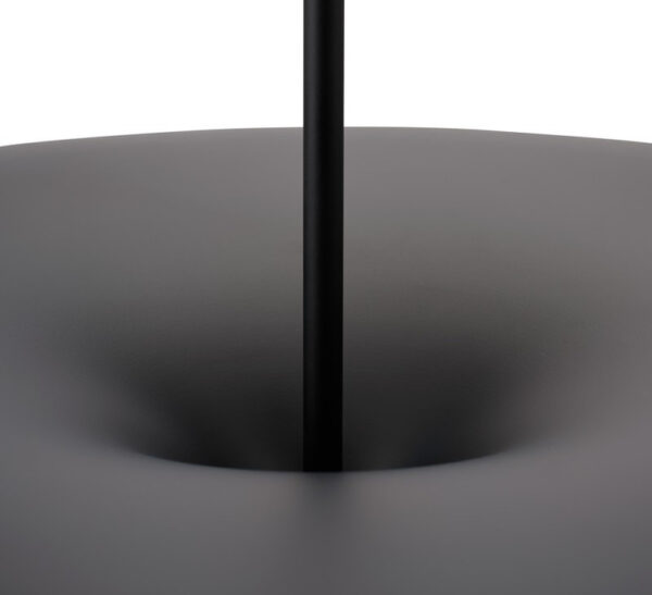 Suspension Kantarell, Blanc et Noir, Diamètre 60 cm