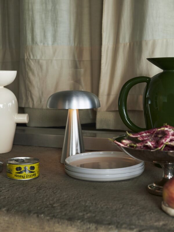 Lampe rechargeable Como, Aluminium