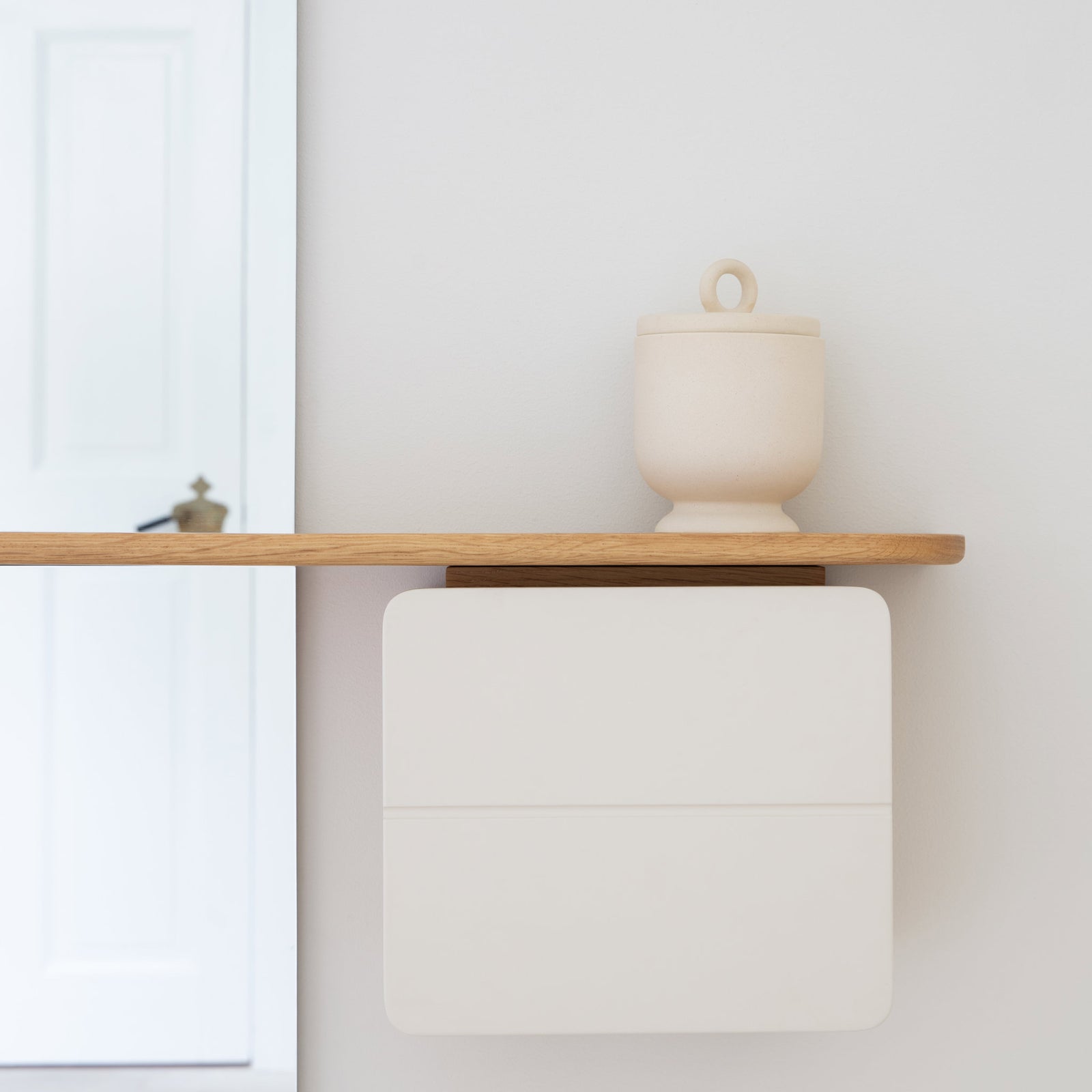 Miroir One More Look  – Dark Oak & Pearl white