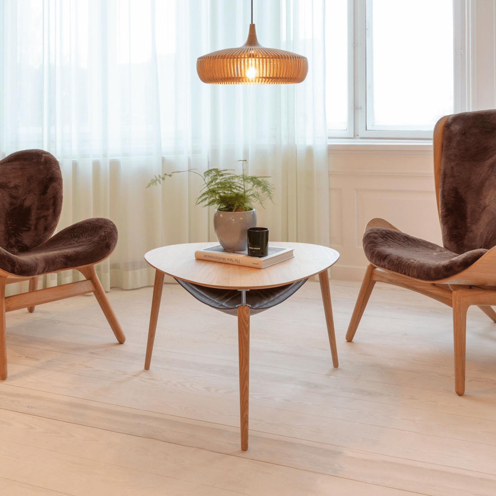 Table basse Hand Out – Oak & Steel