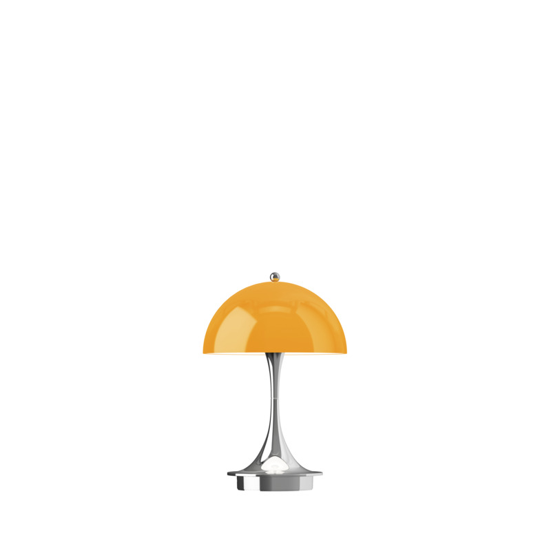 Lampe portable Panthella 160 The Originals,Opal Orange et Chrome