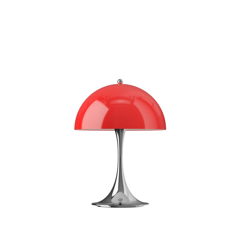 Lampe portable Panthella 250 The Originals, Opal Rouge et Chrome